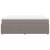 Pat box spring cu saltea, gri taupe, 160x200 cm material textil GartenMobel Dekor