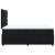 Pat box spring cu saltea, negru, 120x200 cm, catifea GartenMobel Dekor