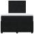 Pat box spring cu saltea, negru, 120x200 cm, catifea GartenMobel Dekor