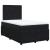 Pat box spring cu saltea, negru, 120x200 cm, catifea GartenMobel Dekor