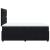 Pat box spring cu saltea, negru, 120x200 cm, catifea GartenMobel Dekor