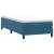 Pat box spring cu saltea, albastru închis, 80x210 cm, catifea GartenMobel Dekor