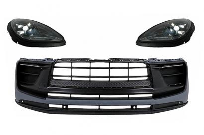 Pachet Bara Fata cu Faruri Porsche Macan 95B (2014-2023) Conversie la GTS Design Performance AutoTuning