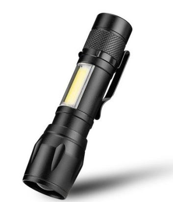 Lanterna din aluminiu LED cu zoom, acumulator si incarcare USB, VL1234 V-11148 VARGO2 Innovative ReliableTools