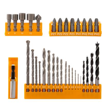 Set biti, tubulare si burghie, 41 piese ROTOR RBB41 Innovative ReliableTools