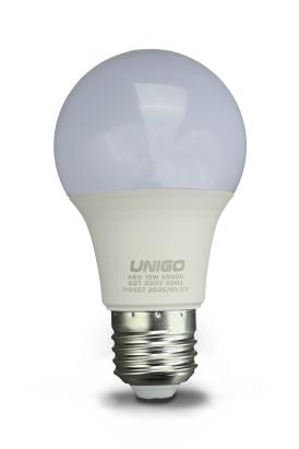 Bec LED UNIGO V-119557, E27, A60, 10W, 6500K Innovative ReliableTools