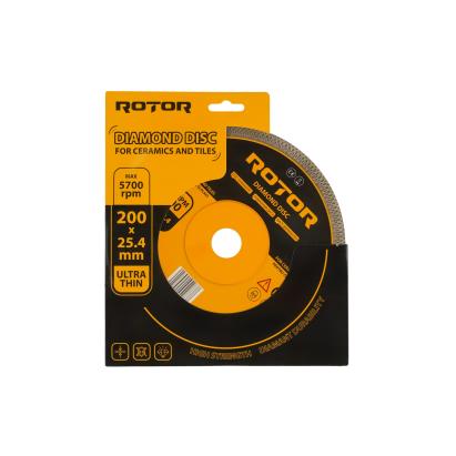 Disc diamantat pentru ceramica ultra subtire ROTOR 200*25,4 Innovative ReliableTools