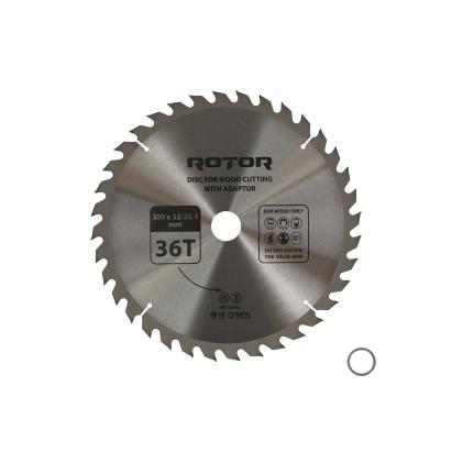 Disc taiat lemn ROTOR 300*32/25,4 cu adaptor 36T Innovative ReliableTools