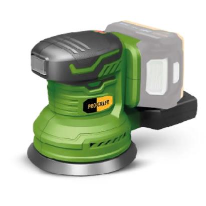 PX20BL Masina de slefuit excentrica pe acumulator (fara acumulator si incarcator) PROCRAFT Brushless , 6000 – 13.000 rpm Innovative ReliableTools
