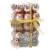 Set globuri de Craciun, 30 bucati, 3 modele, 3cm, roz auriu Household NewTrend