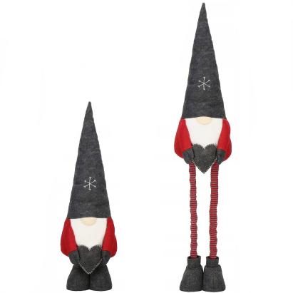 (DL) Figurina Craciun, Spiridus, picioare telescopice, inaltime extensibila 80-125cm Household NewTrend