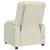 Fotoliu rabatabil electric, crem, piele ecologică GartenMobel Dekor