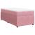 Pat box spring cu saltea, roz, 80x200 cm, catifea GartenMobel Dekor