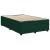 Pat box spring cu saltea, verde închis, 120x190 cm, catifea GartenMobel Dekor