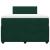 Pat box spring cu saltea, verde închis, 120x190 cm, catifea GartenMobel Dekor
