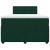 Pat box spring cu saltea, verde închis, 120x190 cm, catifea GartenMobel Dekor