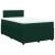 Pat box spring cu saltea, verde închis, 120x190 cm, catifea GartenMobel Dekor