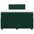 Pat box spring cu saltea, verde închis, 120x190 cm, catifea GartenMobel Dekor