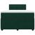 Pat box spring cu saltea, verde închis, 120x190 cm, catifea GartenMobel Dekor