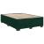 Pat box spring cu saltea, verde închis, 140x200 cm, catifea GartenMobel Dekor