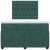 Pat box spring cu saltea, verde închis, 120x190 cm, catifea GartenMobel Dekor