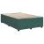 Pat box spring cu saltea, verde închis, 120x190 cm, catifea GartenMobel Dekor