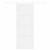 Ușă glisantă ORKDAL Alb 78 x 202 cm Lemn de pin masiv GartenMobel Dekor