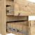 Noptiera cu 2 sertare, din PAL laminat, 40x35x40 cm, stejar artisan Household NewTrend