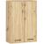 Dulap baie suspendat, cu 2 usi si 4 rafturi interioare, PAL 16 mm, 64x30x94 cm, stejar artisan Household NewTrend