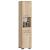 Dulap baie tip coloana cu 2 usi, 1 sertar si rafturi interioare, PAL laminat, 30x30x140 cm, stejar sonoma Household NewTrend