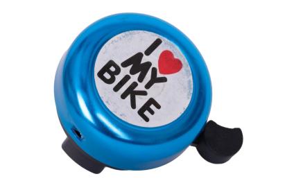 SONERIE - I LOVE MY BIKE Clema: 22.2mm  -  Aluminiu/Plastic Diametru: 52mm  - 30g PowerTool TopQuality
