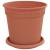 Ghivece pentru plante 6 pcs Roșu cărămidă Ø 17 x 14 cm Plastic GartenMobel Dekor
