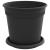 Ghivece pentru plante 6 pcs Negru Ø 17 x 14 cm Plastic GartenMobel Dekor