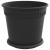 Ghivece pentru plante 6 pcs Negru Ø 19 x 16 cm Plastic GartenMobel Dekor