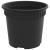 Ghivece pentru plante 24 pcs Negru Ø 15 x 12 cm Plastic GartenMobel Dekor