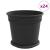 Ghivece pentru plante 24 pcs Negru Ø 19 x 16 cm Plastic GartenMobel Dekor