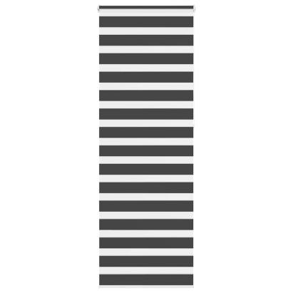 Jaluzea tip zebra neagră lățime țesătură 80,9 cm poliester GartenMobel Dekor