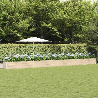 Jardinieră Creme 480 x 50 x 45 cm Oțel Galvanizat GartenMobel Dekor