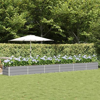 Jardinieră Gri deschis 600 x 80 x 45 cm Oțel GartenMobel Dekor
