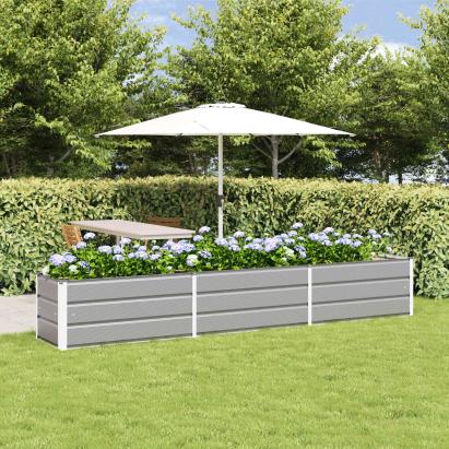 Jardinieră Gri deschis 480 x 50 x 45 cm Oțel Galvanizat GartenMobel Dekor