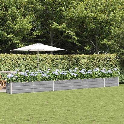 Jardinieră Gri deschis 480 x 50 x 45 cm Oțel Galvanizat GartenMobel Dekor