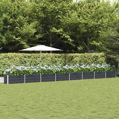 Jardinieră Antracit 480 x 50 x 45 cm Oțel Galvanizat GartenMobel Dekor