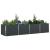 Jardinieră Antracit 195 x 100 x 45 cm Oțel Galvanizat GartenMobel Dekor