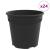 Ghiveci rotund pentru flori 24 pcs Negru Ø 19 x 16 cm Plastic GartenMobel Dekor