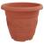 Ghiveci rotund pentru flori 6 pcs Roșu cărămidă Ø 26 x 21.5 cm GartenMobel Dekor