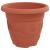 Ghiveci rotund pentru flori 6 pcs Roșu cărămidă Ø 26 x 21.5 cm GartenMobel Dekor