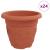 Ghiveci rotund pentru flori 24 pcs Roșu cărămidă Ø 26 x 21.5 cm GartenMobel Dekor