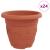 Ghiveci rotund pentru flori 24 pcs Roșu cărămidă Ø 26 x 21.5 cm GartenMobel Dekor