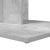 Masă laterală Gri din beton 45 x 40 x 62,5 cm Lemn compozit GartenMobel Dekor