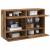 Dulap TV de perete Lemn Vechi 98,5 x 30 x 60,5 cm Lemn compozit GartenMobel Dekor